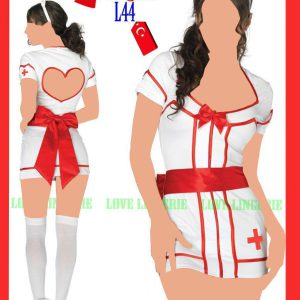 کاستوم پرستاری پشت قلبی Love Lingerie کد L44