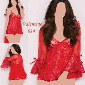 تاپ و ربدوشامبر Valentine کد 014