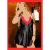 لباس خواب ساتن Love Lingerie کد L4691 در رنگ مشکی با جزئیات دانتل قرمز، طراحی شیک و جذاب برای بانوان. مناسب سایز 38 تا 40.