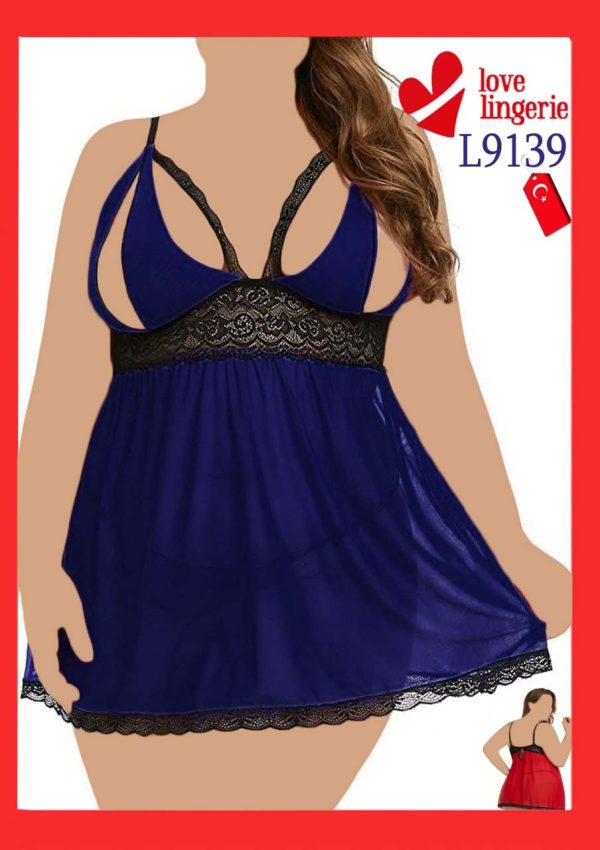 لباس خواب توری کوتاه Love Lingerie کد L9139