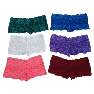 شورت توری جنیفری Foxo کد F02 برای لحظات عاشقانه و خاص از جنس دانتل در رنگبندی متنوع