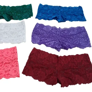 شورت توری جنیفری Foxo کد F02 برای لحظات عاشقانه و خاص از جنس دانتل در رنگبندی متنوع