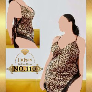 لباس خواب پلنگی سایز بزرگ Delwin کد 110