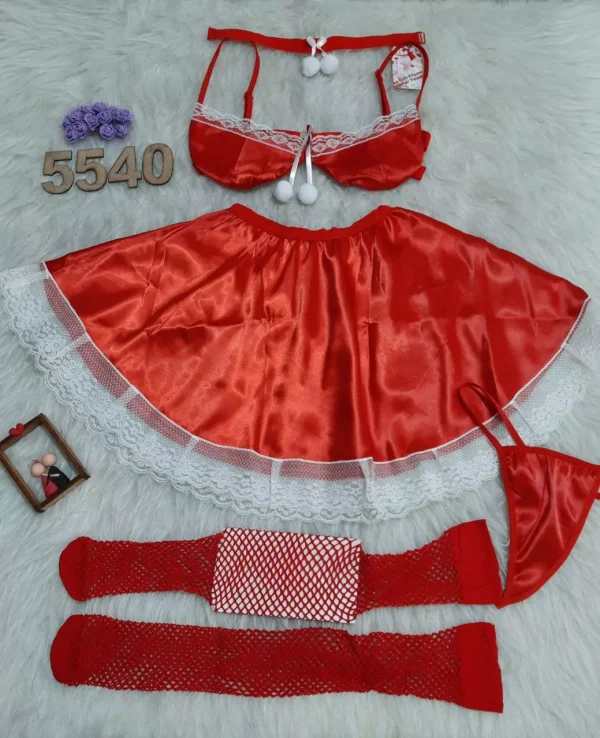 لباس خواب یا کاستوم مامانوئل پنج تکه 4U کد 5540