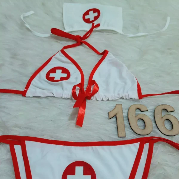 لباس خواب یا کاستوم پرستاری چهار تکه Delwin کد 166