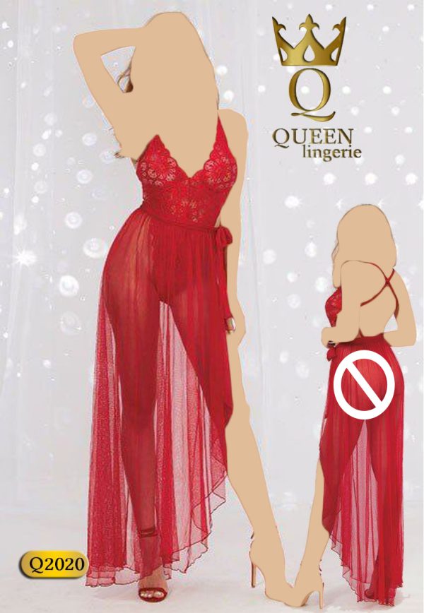 لباس خواب بلند دو تکه Queen کد 2020