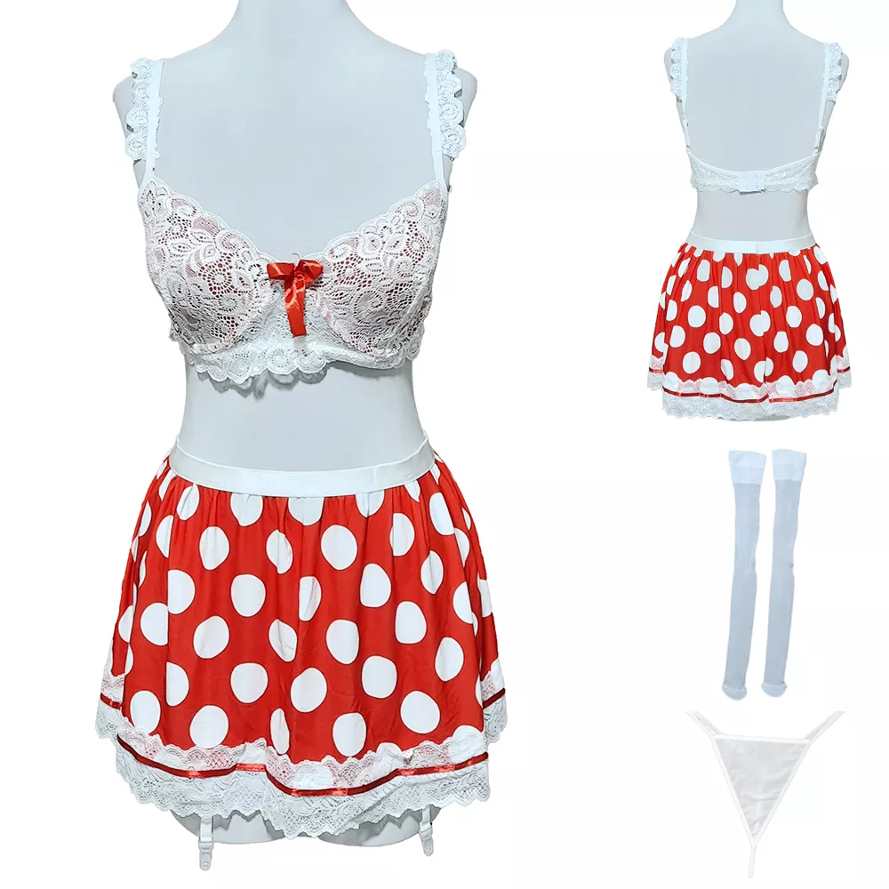 fantezy lingerie or costume 4 pieces code 194 or 40315 (1) کاستوم فانتزی چهار تکه کد 40315 یا 194 سایز 36 تا 40