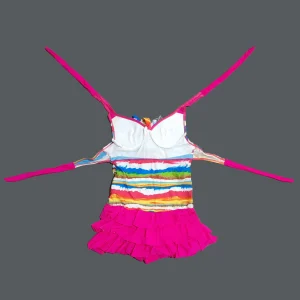 مایو کاپدار، فنردار، پادار و دامن دار