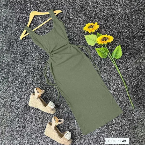 ماکسی بغل گت دار Valentino کد 1481