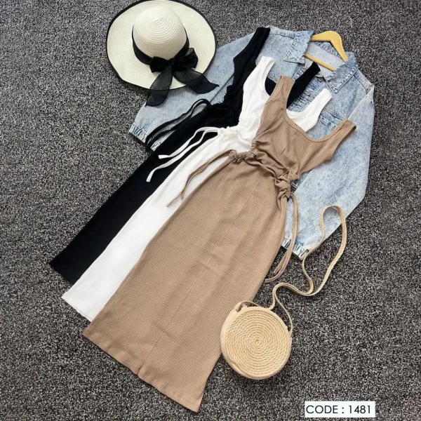 ماکسی بغل گت دار Valentino کد 1481