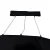 کراپ مشکی باندی Anahel با سه ردیف زنجیر وصلشده به حلقه گردن – لباس خواب زنانه مدرن کد 7132