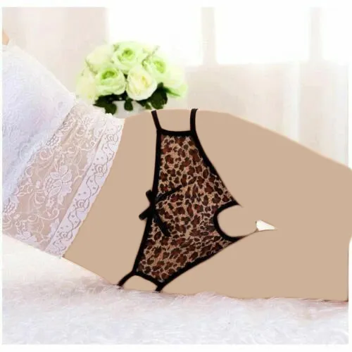 شورت فانتزی فاق باز پلنگی MNG کد 0197 با طراحی ظریف و پارچه لطیف، مناسب لباس خواب و موقعیتهای دونفره