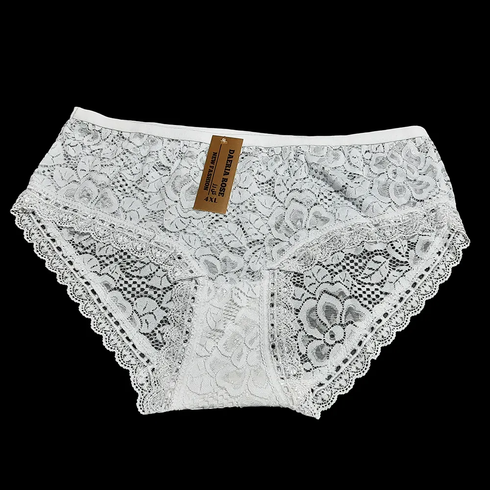 Rose Lace Panty Melorin Code 802501 (1) شورت گل رز دانتل سفید Melorin کد 802501 مناسب عروس، راحت با فاق نخی و طراحی اسلیپ شیک