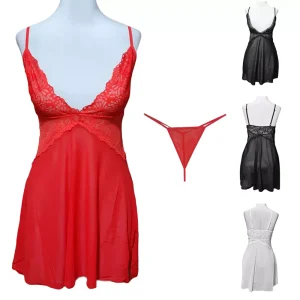 لباس خواب کوتاه دامنی دو تکه کد 178 سایز 38 تا 42