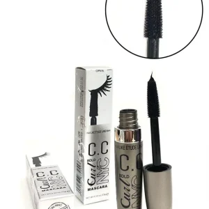 ریمل C.C Curl NYC Bold ماسکارا کد B048-1، ریمل C.C Curl NYC Bold ماسکارا مشکی حجم دهنده کد B048-1 با برس حجم دهنده و بسته‌بندی نقره‌ای