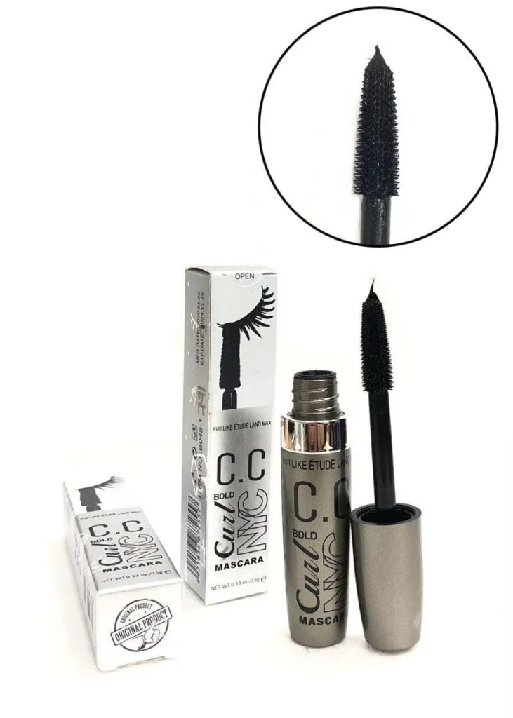 ریمل C.C Curl NYC Bold ماسکارا کد B048-1، ریمل C.C Curl NYC Bold ماسکارا مشکی حجم دهنده کد B048-1 با برس حجم دهنده و بسته‌بندی نقره‌ای