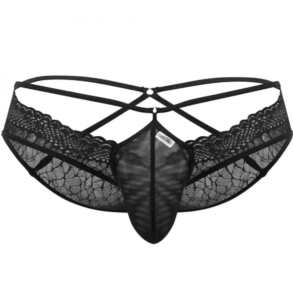 mens-black-lace-underwea (6) لباس زیر مردانه دانتل مشکی بنددار کد 211